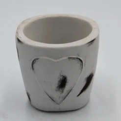 Betontopf Herz Für 6cm Sukkulenten