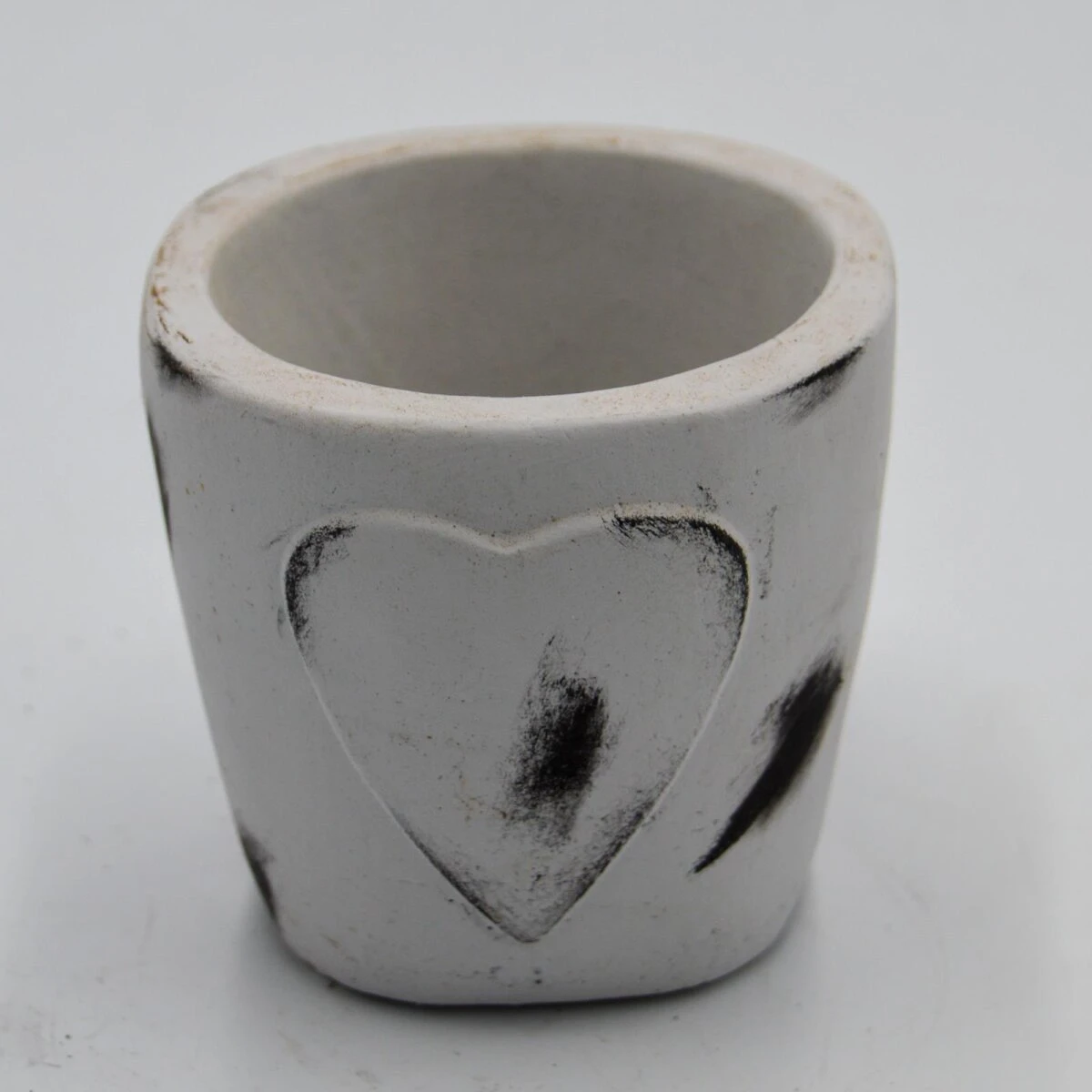 Betontopf Herz Für 6cm Sukkulenten 1 Betontopf Herz Für 6cm Sukkulenten